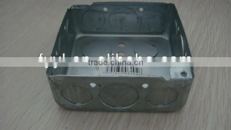 4*2 electrical metal junction box