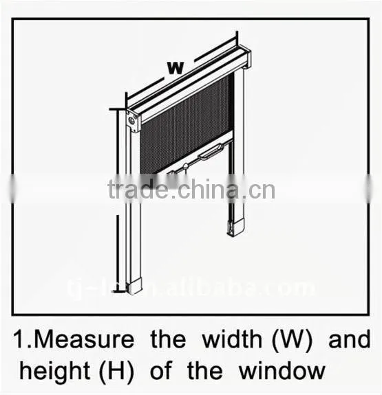 Insect Screen for window - DIY roller mosquito screen for window - fly screen for window