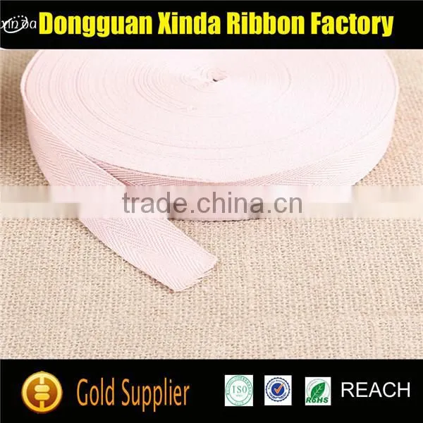 Factory Direct Cotton Custom Herringbone Webbing Tape