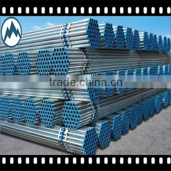 high quality galvanized round steel pipe factory in China