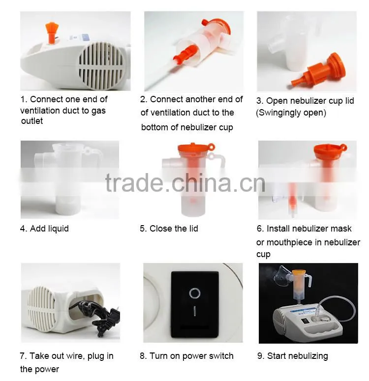 Free Nebulizer Cup Medical Equipment Home Remedies for Asthma Oxygen Nebulizer Mask, Electric Nebulizer Machine Price