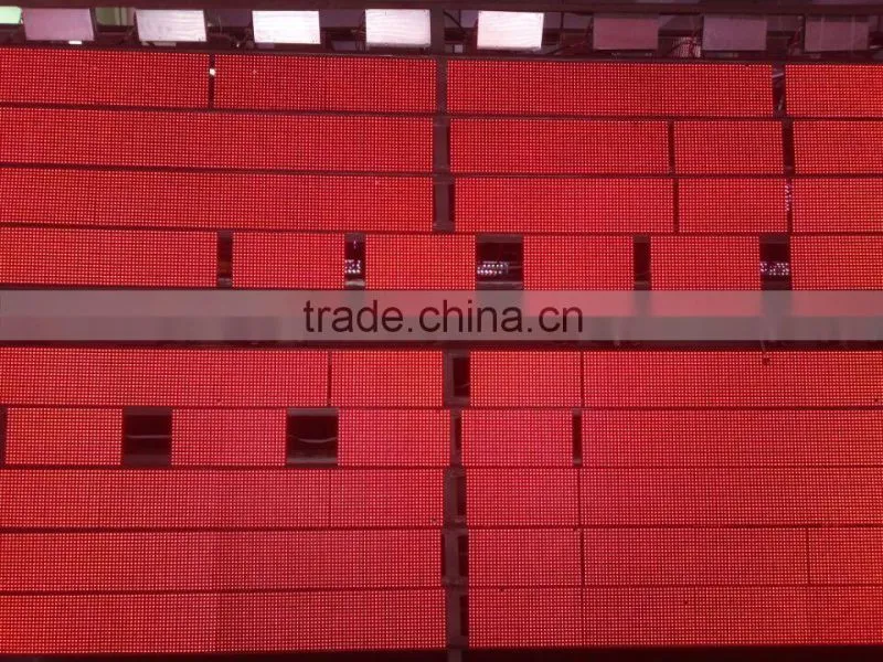 p10 outdoor single color led display module design and led display board,red green blue color led display module