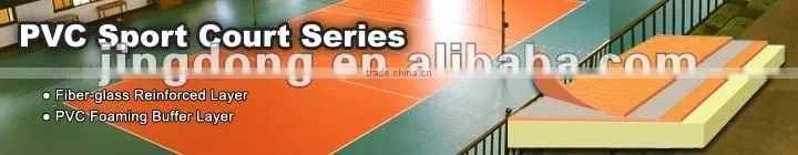 PVC Flooring for Volleyball Court/pvc laminate flooring