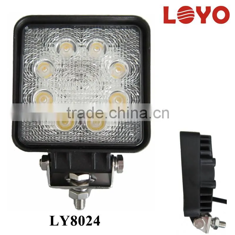 High intensity 24W LED Off-road Work Light Perfect waterproof Auto LED working lamp