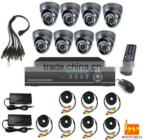 indoor security camera dvr kit 8ch cctv dvr kit