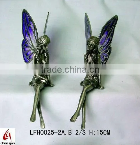 2012 metal lovely fairy sculpture 0293