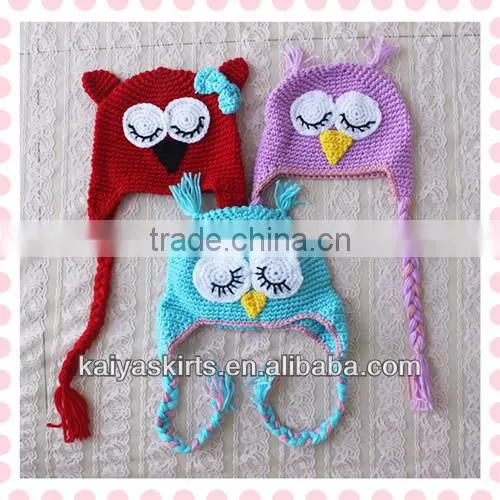 New arrival cute animal Crochet Baby Hat Wholesale