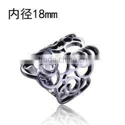 2013 Stylish Rings 925 Sterling Silver Rings Hollow Out Rings Without Crystal