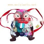 2014 Newly Trend Fashion cotton cute owl backpacks,kids backpacks(MEIIYI L0833)