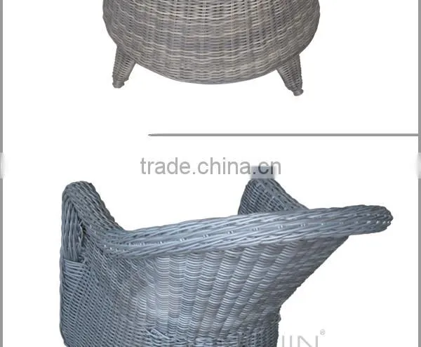 2016 Outdoor Furniture Round Wicker Weaving Dining Set