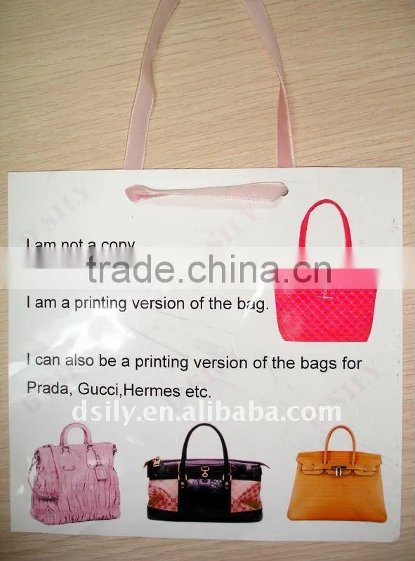 Soft Polyester Ladies Handbag with Quilted Like