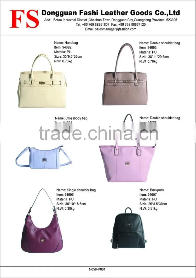 New PU Leather backpack Lady's Casual Travel knapsack/ School Bag Women's Fashion Backpack