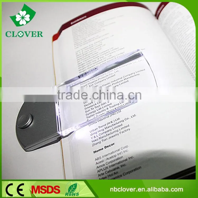 CE and RoHS available plastic 1 led bed head reading light