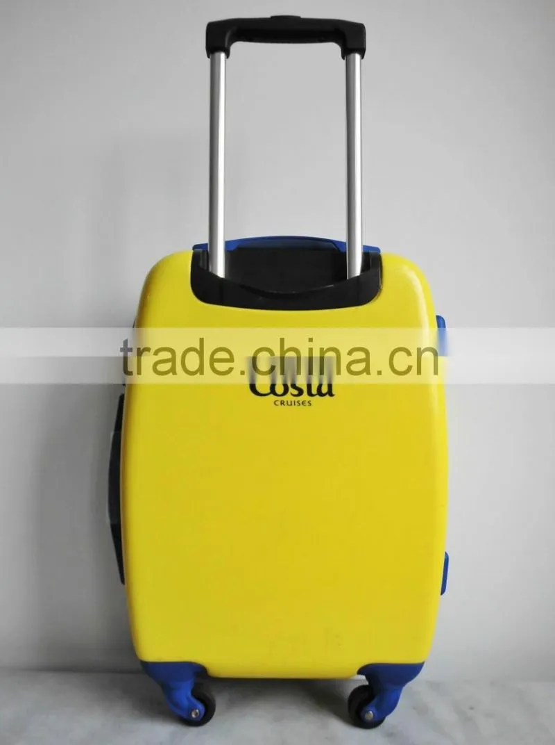 Cute 20" ABS+PC Bright trolley luggage set