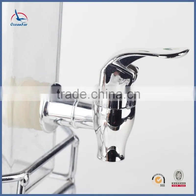 Recycled Glass Honey Dispenser Bulk Selling Glass Jar with Tap