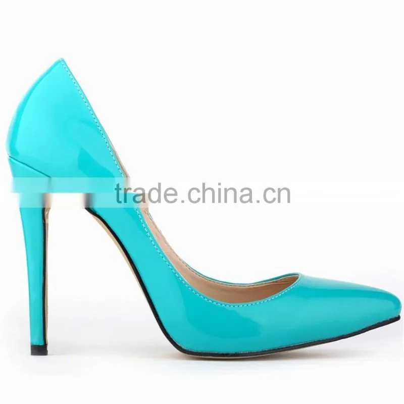 2015 Plus Size Sexy Ladies New Design Wedding Party Evening Shoes Pointed Toe High Heels Dress Shoes