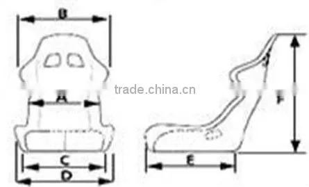 New Model Sports Car Seat/RECARO Seats SPO/PVC