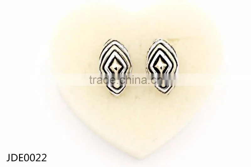 2016 new fashion wholesale Juyuan Double color plated whole sales earrings
