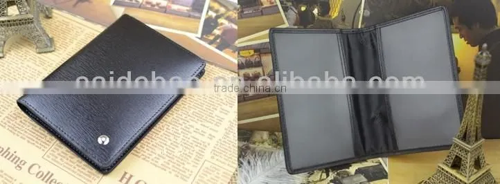 leather pu file folder name card holder passport holder, View passport holder