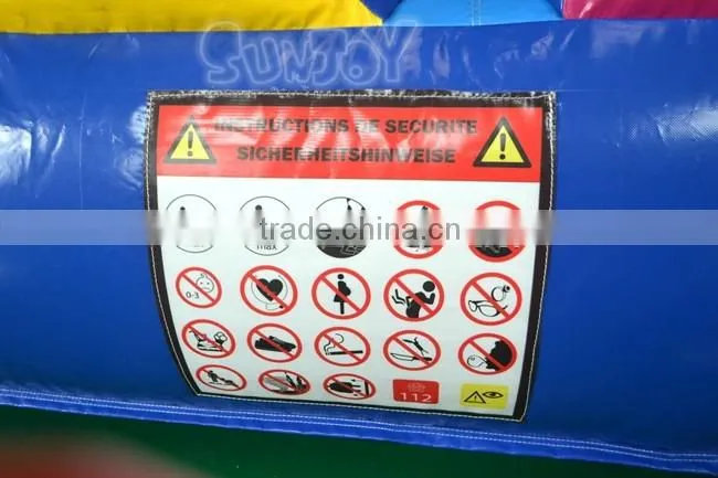 Crazy Inflatable Obstacle Game !15OZ PVC Tarpaulin Outdoor Inflatable Obstacle Course