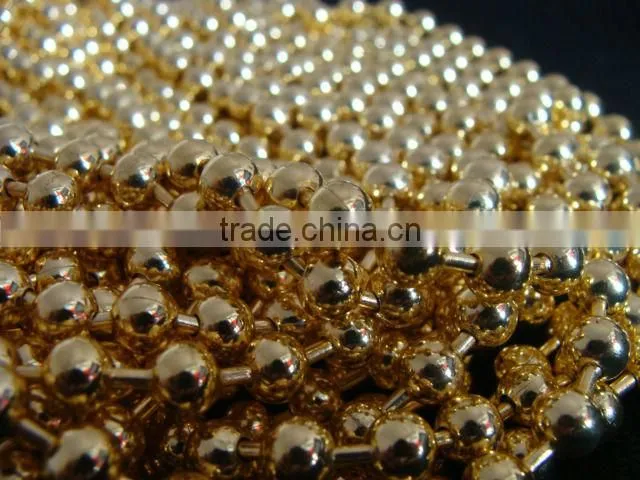 gold black bead chains