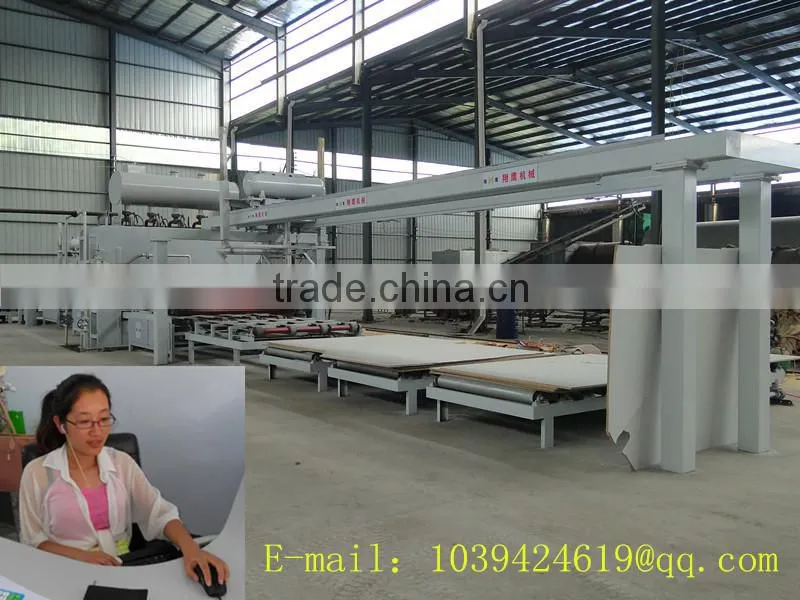 short cycle lamination hot-press for 2 sides in short time