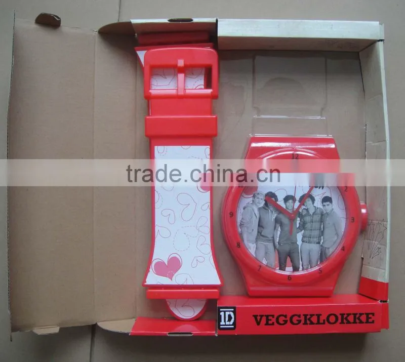 watch shape wall clock for Kids