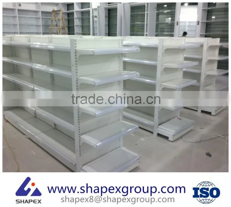 Economic retial shop store shelf / metal shelf / back
