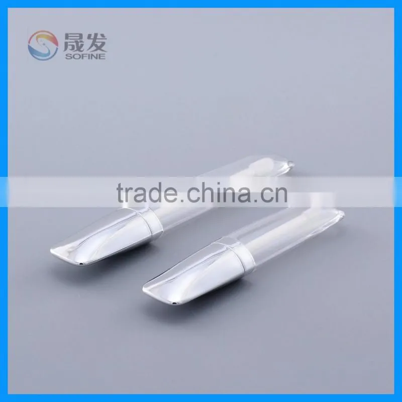Soft cosmetic packaging lip gloss tube