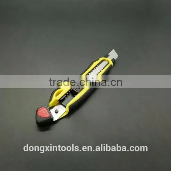18mm double blades cutter tpr utility knife