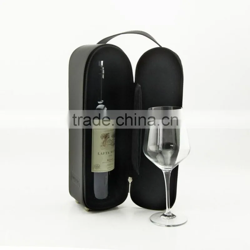 pu leather wine bottle bags