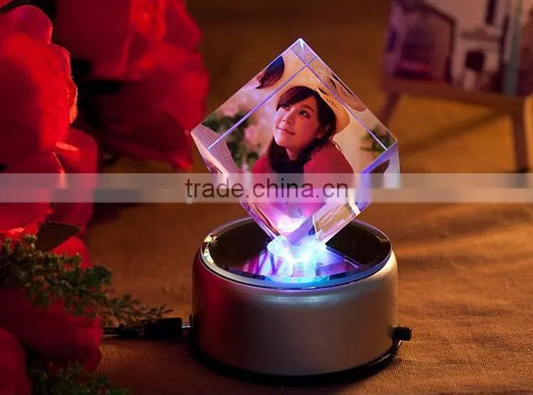 2016 AAA high quality and graceful crystal gifts, crystal photo frame, crystal cube