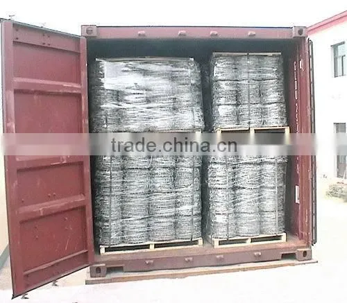 DOUBLE STRAND DOUBLE TWISTED BARBED WIRE