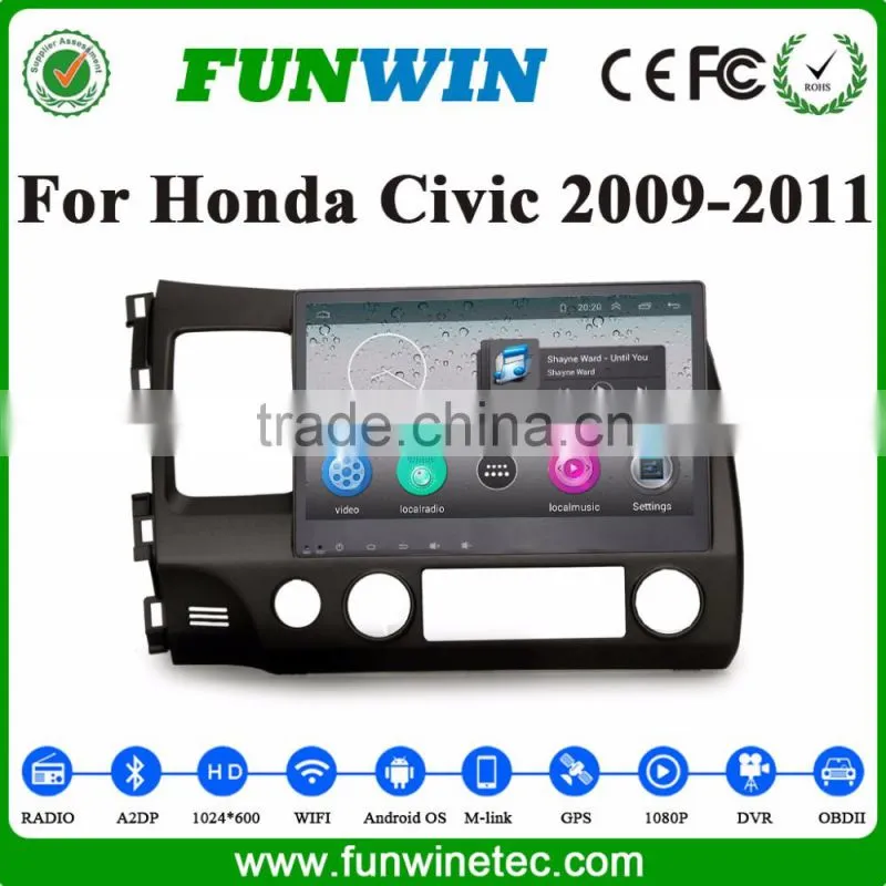 Funwin Android Car Gps Navigation For Honda Civic 2009 2010 2011 Support 3g Wifi Mirror Link