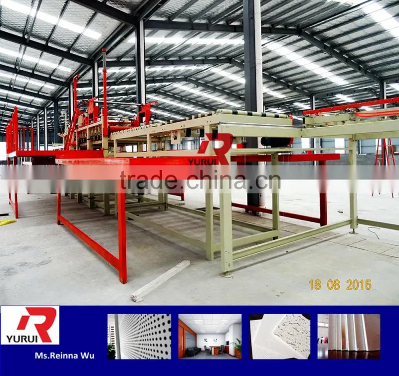 60x60 pvc ceiling, vinyl coated/gypsum board pvc film production line