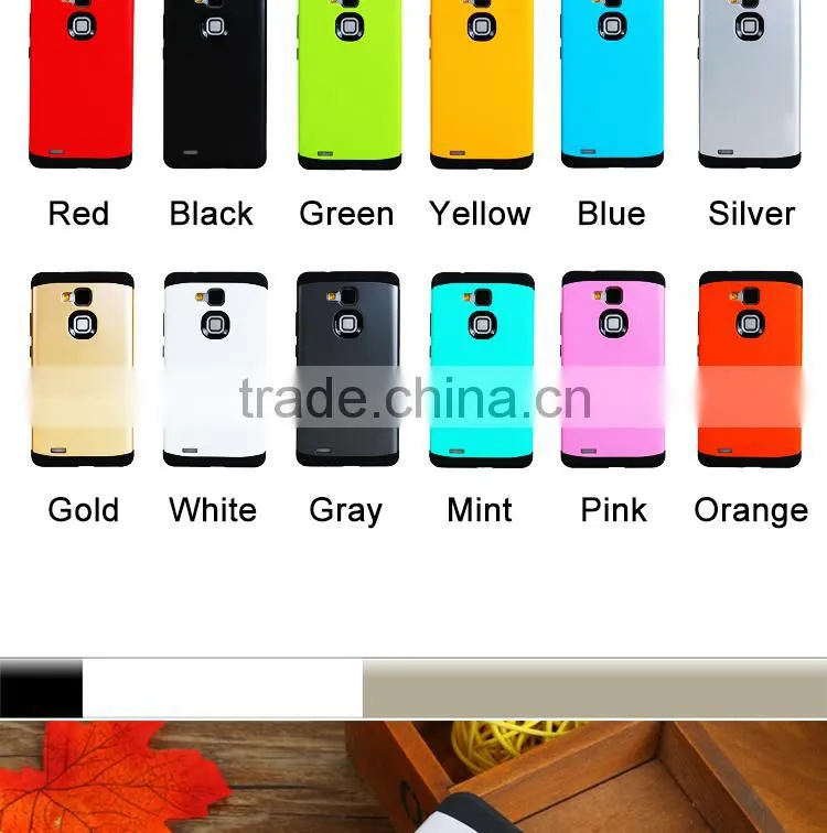 LZB New arrival slim colorful armor case for huawei ascend mate 7,for huawei mate 7 case