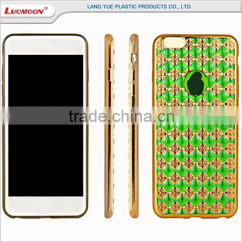 tpu electronplate phone case for iphone 5 6 s c se plus