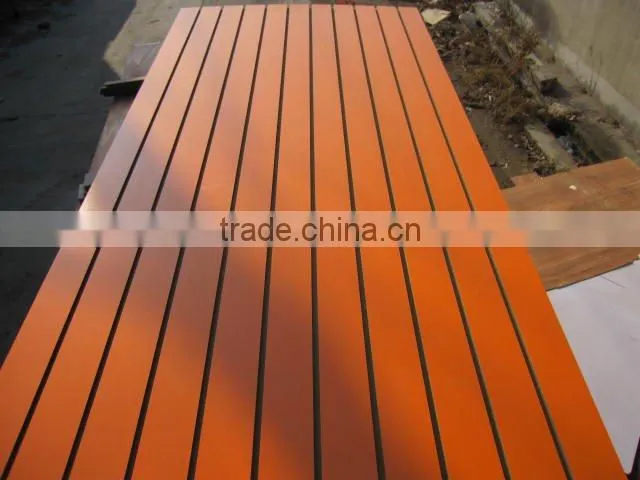 melamine mdf slot board for shop display board
