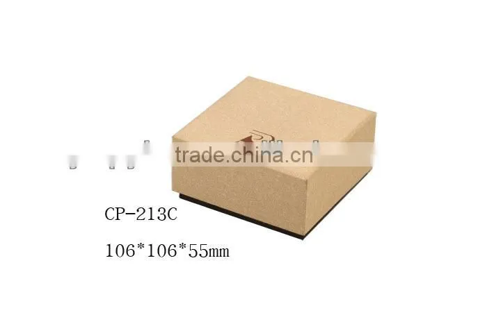 Cardboard paper watch box for displaying