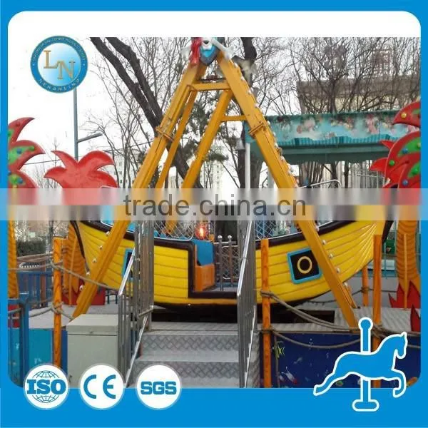 Playground equipment kids pirate ship ride!!! amusement park ride small pirate ship for sale