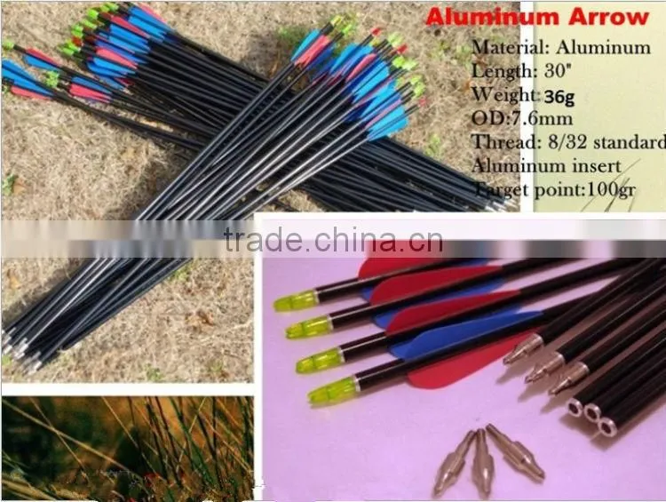 Aluminium Arrows for Compound Bow Hunting and Shooting