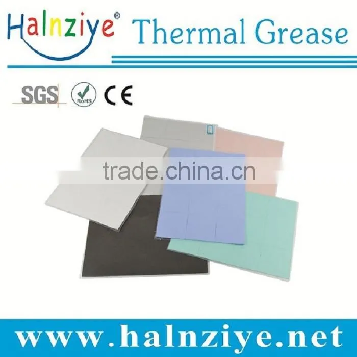 Halnziye thermal conductive heatsink silicone soft gap pad with 2.0W/m-k~4.5W/m-k