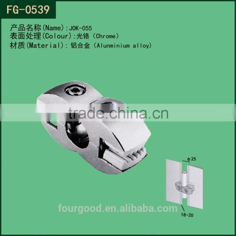chrome round pipe three way Connector