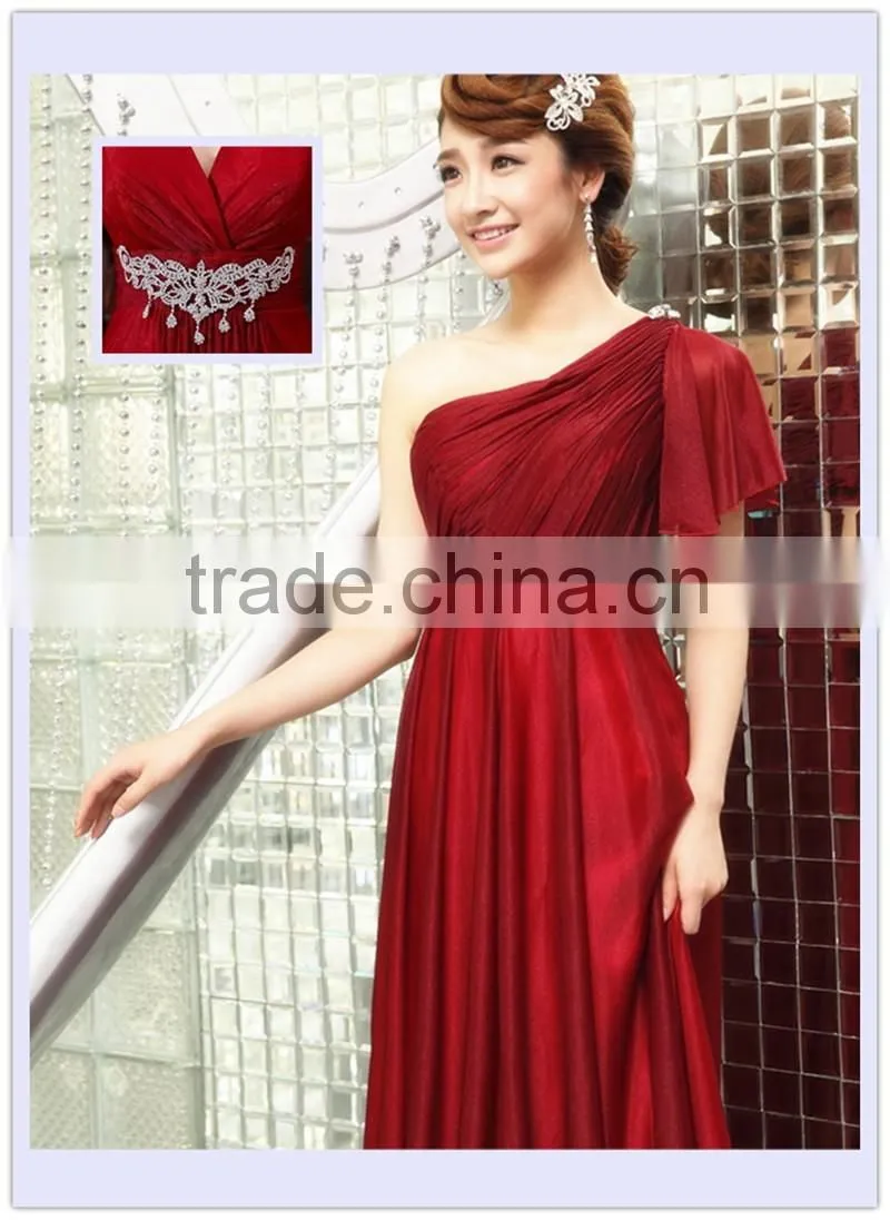 Hot!!!Fashion Design Charming Bridal Lace Fabric with Rhinestone for Wedding Dress Decoration