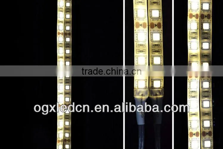 2900-3500k 5050 IP65 60LEDs/m DC12V Waterproof IP65 Flexible LED Tape Light
