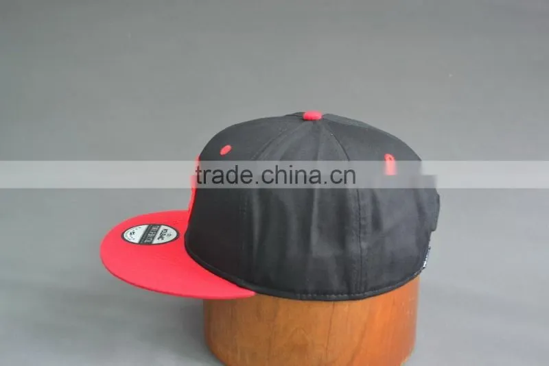 Hi quality custom 6-panel snapback caps with embroidery logo