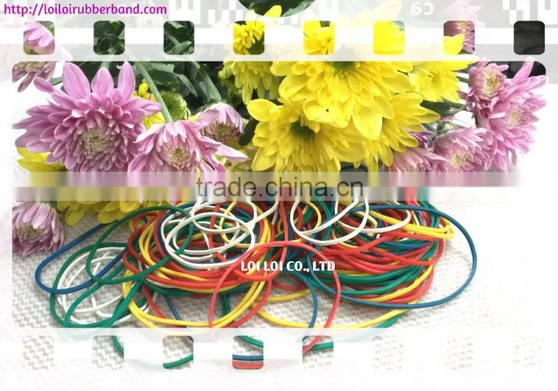 European top selling DIY small elastic Loom rubber bands - Fashion rubber band newest design colorful