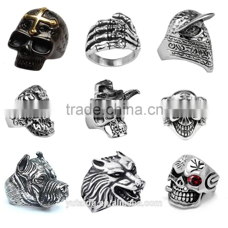 Jingli Jewelry Heart Shaped Silver Ring With Ruby (YJ-809)