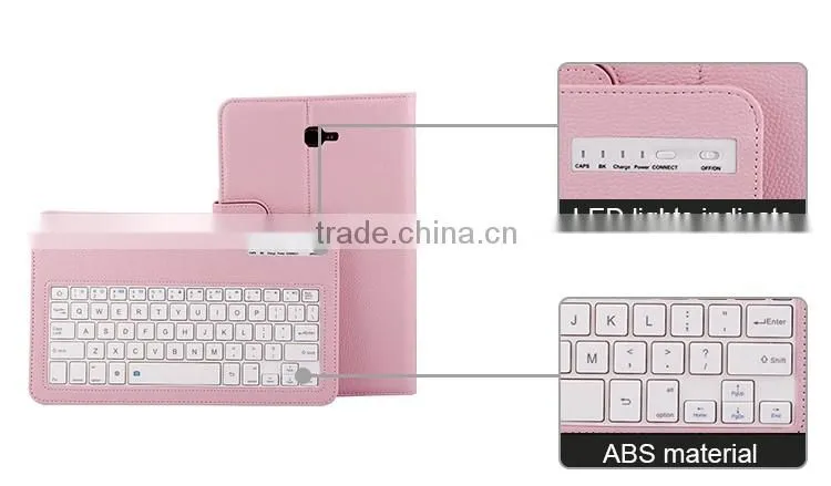 Trade Assurance pu leather tablet pc case with keyboard and touchpad