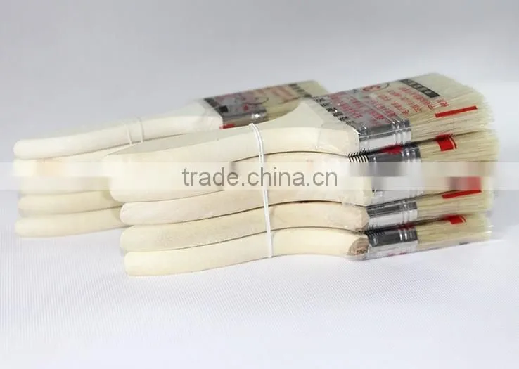 Wholesale bristle paint brush with wooden handle, paint brushes